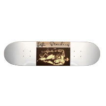 Left Standing Skateboard