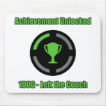 Left the Couch - Achievement Unlocked Mousepad