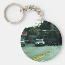 Left Turn Car Key Chains