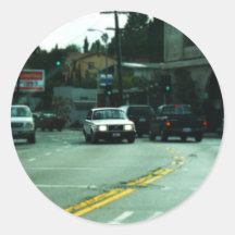 Left Turn Car Stickers