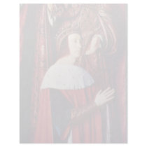 Left Wing Of Moulins Triptych: Portrait Of Pierre Custom Letterhead