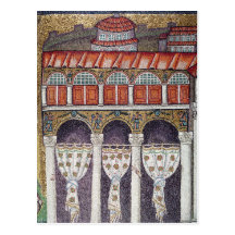 Left wing of the Palazzo di Teodorico, 527-99 Postcard
