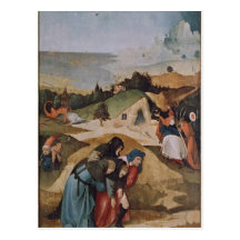 Left wing of the Triptych of the Temptation of Post Cards