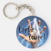 Leftie Power! Keychain
