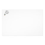 Lefty and Proud of it! With penguin, black writing Stationery Design