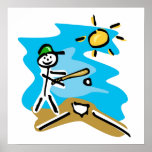 Lefty Batter Print