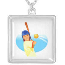 Lefty Girl Batting.png Pendants
