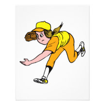 Lefty Pitcher Personalized Invitation