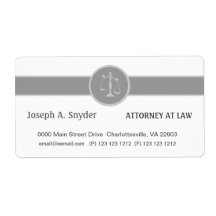 Legal Business Personalised Shipping Labels