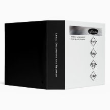 Legal Document - Customizable Vinyl Binder