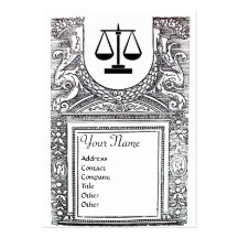 LEGAL OFFICE, ATTORNEY 2 Monogram Business Card