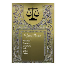 LEGAL OFFICE, ATTORNEY Monogram grey Business Cards