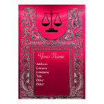 LEGAL OFFICE, ATTORNEY Monogram ,pink Business Card Template