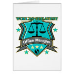 Legal World's Greatest Office Manager Greeting Card