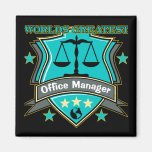 Legal World's Greatest Office Manager Refrigerator Magnet