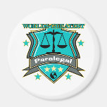 Legal World's Greatest Paralegal Fridge Magnet