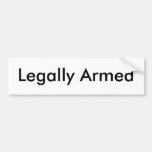 Légalement armé adhésif pour voiture