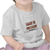 LÉGALISEZ LA CONSTITUTION T-SHIRTS