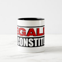 Légalisez la constitution ! tasses