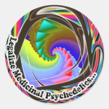 Légalisez l'autocollant médicinal de Psychedelics