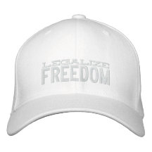 Légalisez le chapeau brodé par liberté