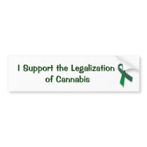 Legalization Support Bumper Sticker