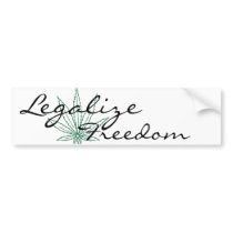 Legalize Freedom Bumper Stickers