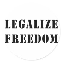 Legalize Freedom Sticker