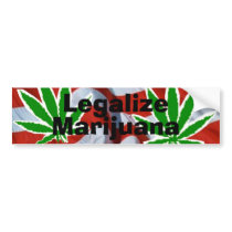 Legalize Marijuana Bumper Sticker