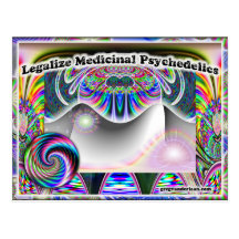 Legalize Medicinal Psychedelics Postcard