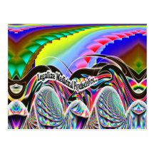 Legalize Medicinal Psychedelics Postcard