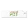 legalize pot bumper sticker