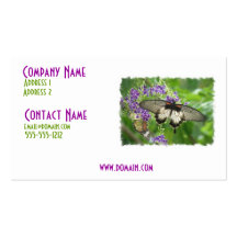 Legend of Butterflies Business Card