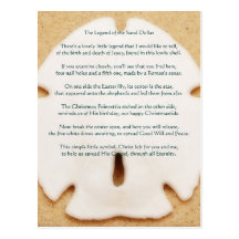 Legend of the Sand Dollar Postcard