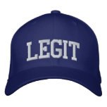 LEGIT fitted baseball cap