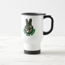 Légume d'amour de paix tasse à café