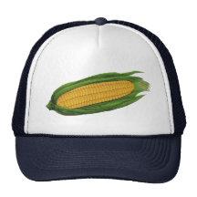 Légumes vintages ; Épi de maïs jaune Casquettes De Camionneur