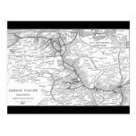 Lehigh Valley Railroad Map 1903 Post Cards