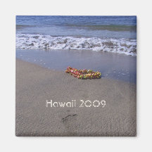Lei at the Ocean Refrigerator Magnet