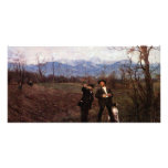 Leibl And Sperl On The Chicken Hunt By Leibl Picture Card