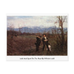 Leibl And Sperl On The Hunt By Wilhelm Leibl Post Card