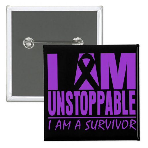 Leiomyosarcoma I Am Unstoppable Buttons
