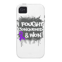Leiomyosarcoma I Fought Conquered Won Case-Mate iPhone 4 Covers