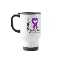 Leiomyosarcoma I Wear Purple Ribbon For My Mom Mug