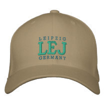 Leipzig, Germany "LEJ" Baseball Cap