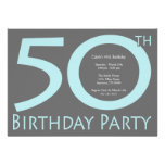 L'éléphant numérote la fête d'anniversaire (bleu d invitations