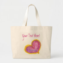 L'emballage personnalisable de coeur le personnali sacs en toile
