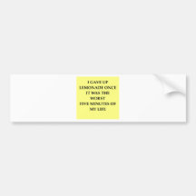 leminade bumper sticker