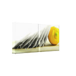 Lemon and Tea Wrapped Canvas Gallery Wrapped Canvas