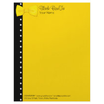 Lemon BowTie yellow Letterhead